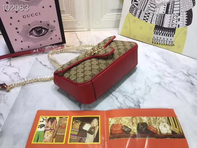 Gucci Dionysus Beige GG Monogram Canvas Chain Bag 6