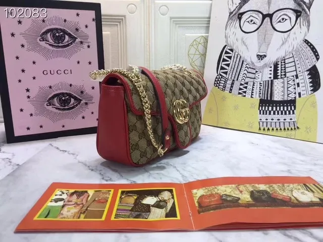 Gucci Dionysus Beige GG Monogram Canvas Chain Bag 9