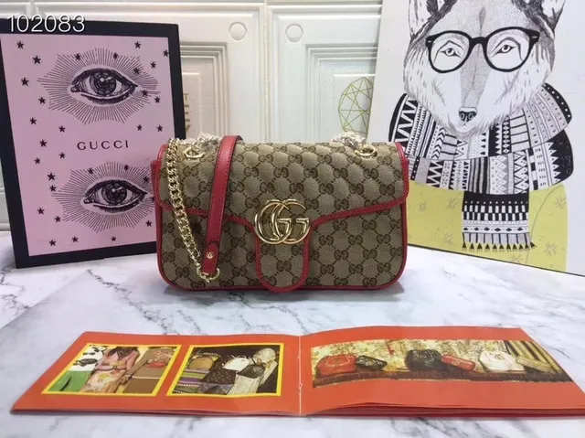 Gucci Dionysus Beige GG Monogram Canvas Chain Bag 10