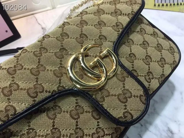 Gucci Dionysus Beige GG Monogram Canvas Chain Bag 14