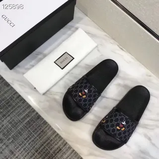 Gucci Disney Collaboration Interlocking GG Mickey Mouse Slipper
