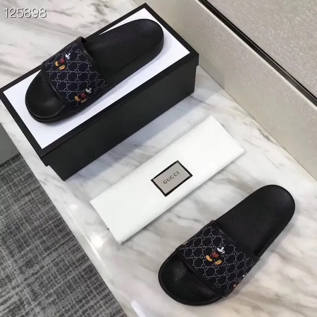 Gucci Disney Collaboration Interlocking GG Mickey Mouse Slipper 7