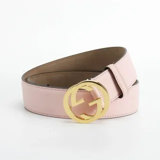 Gucci GG Marmont Pink Leather Belt