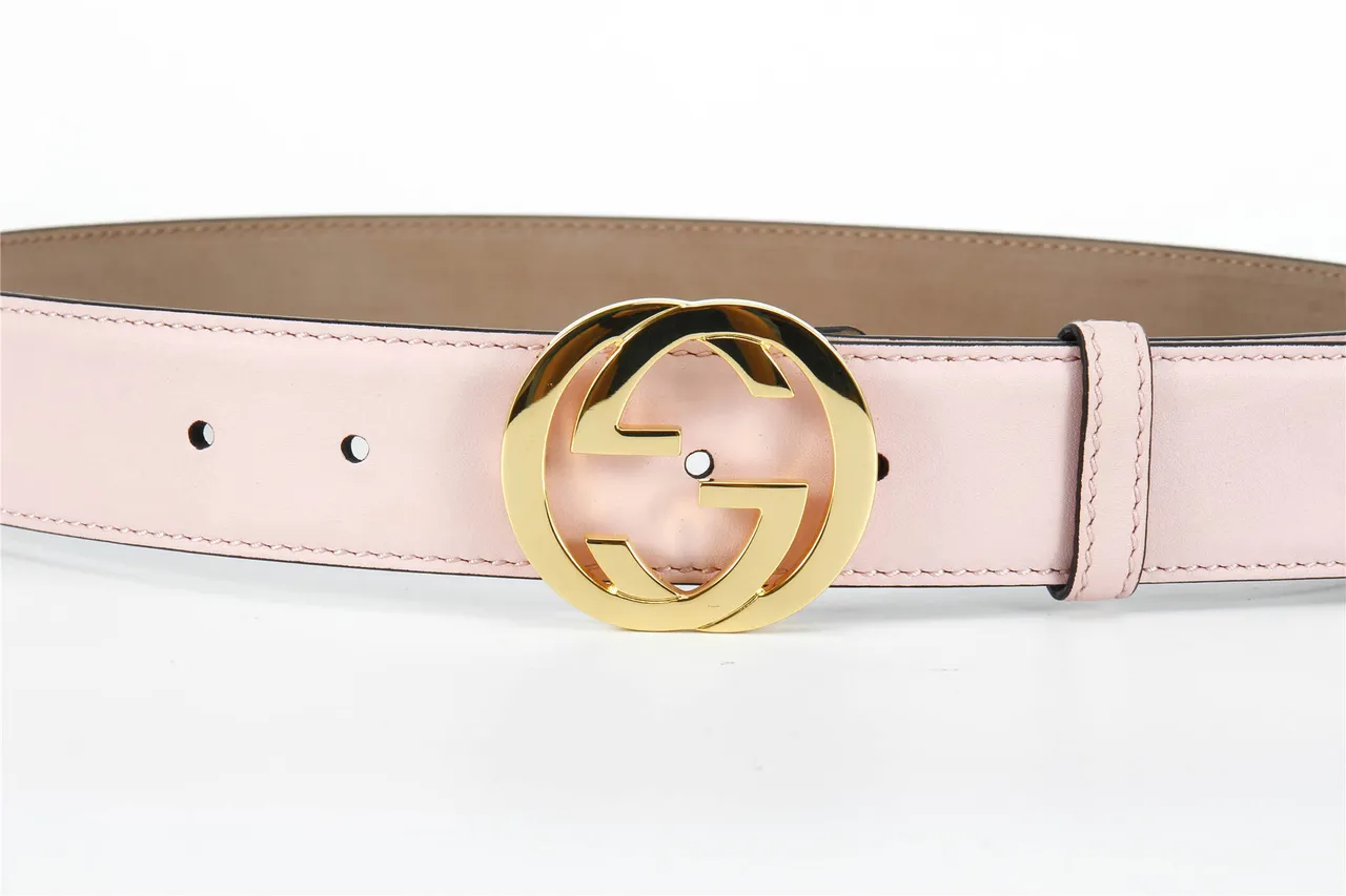 Gucci GG Marmont Pink Leather Belt 9