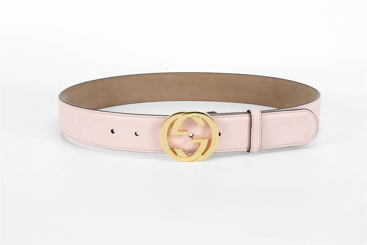 Gucci GG Marmont Pink Leather Belt 10