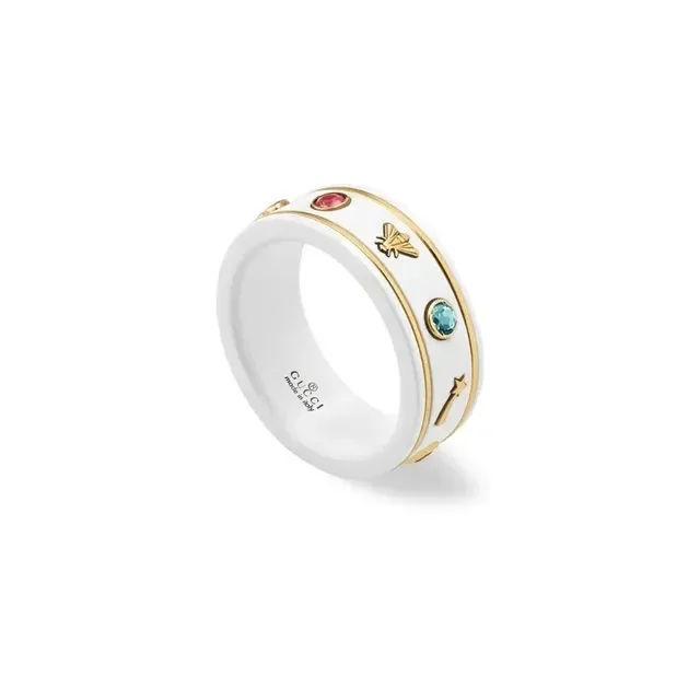 Gucci GG Marmont Rotating Ceramic Ring 5