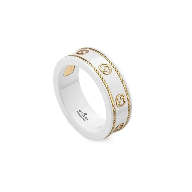 Gucci GG Marmont Rotating Ceramic Ring 7