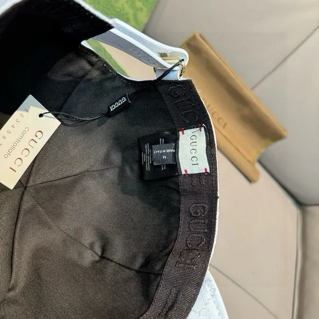Gucci GG Monogram Web Stripe Baseball Cap 4