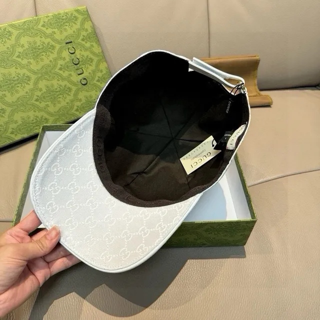 Gucci GG Monogram Web Stripe Baseball Cap 5