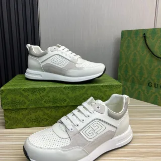 Gucci GG Tennis 1977 Off-White and Gray Lifestyle Sneakers