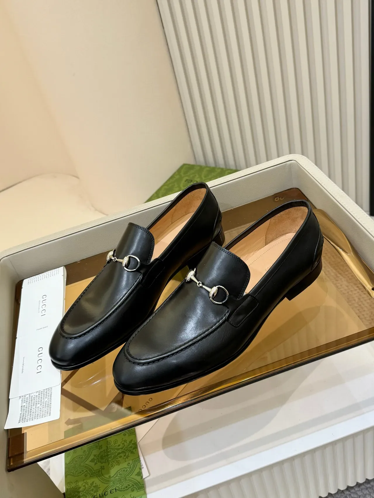 Gucci Horsebit 1955 Mocassin Noir en Cuir Horsebit 5