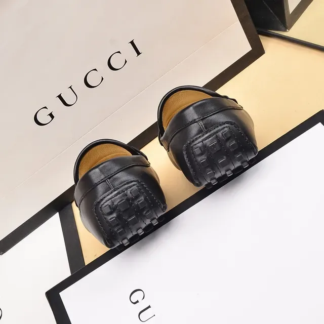 Gucci Horsebit 1955 Black Leather Web Stripe Loafers 2