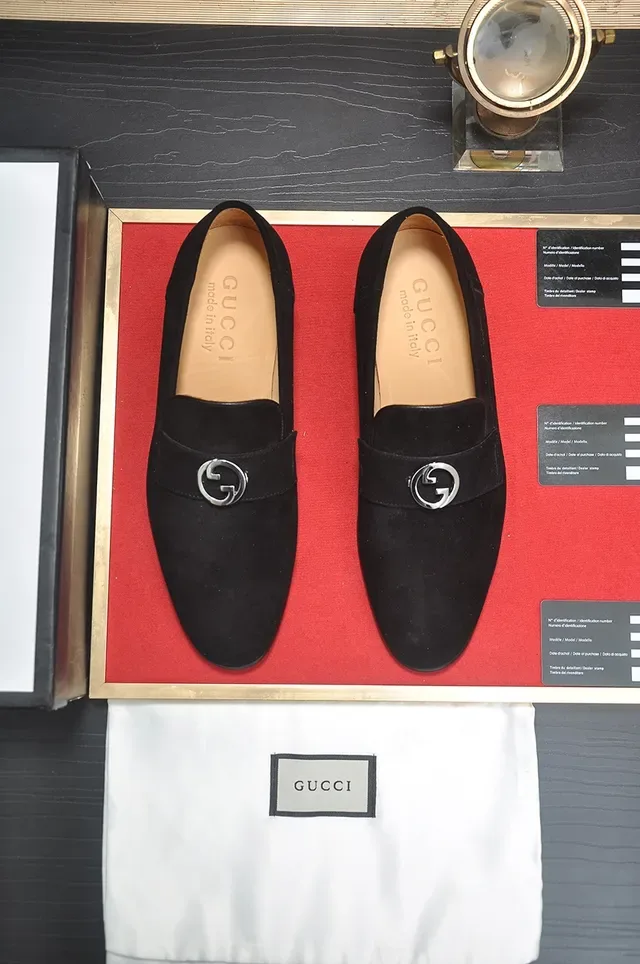 Gucci Horsebit 1955 Black Suede Loafers 5