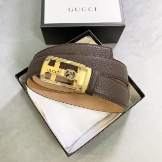 Gucci Horsebit 1955 বাদামী পেবল্ড লেদার বেল্ট