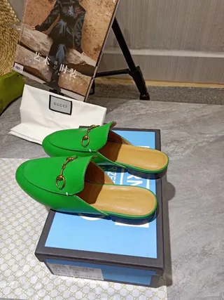 Gucci Horsebit 1955 vert cuir Horsebit loafers 2