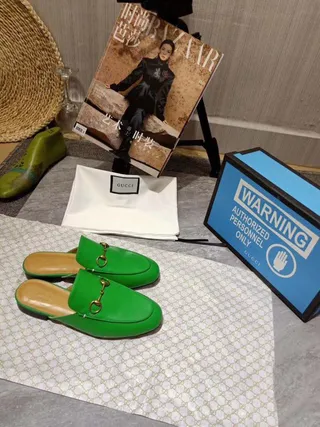 Gucci Horsebit 1955 vert cuir Horsebit loafers 6