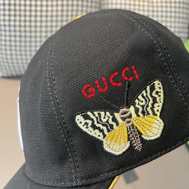 Gucci MLB New York Yankees Embroidered Baseball Cap 6