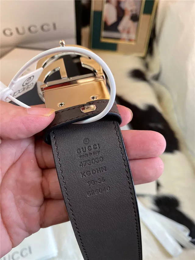 Gucci Ophidia Embossed GG Monogram Leather Belt 3