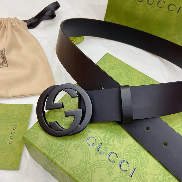 Gucci Ophidia GG Black Leather Belt 7