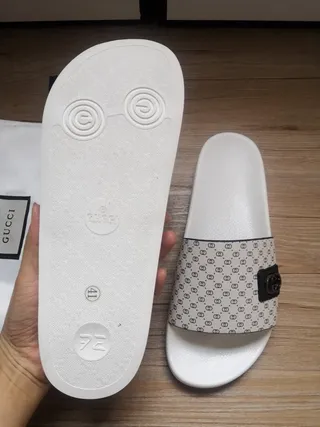 Gucci Ophidia Monogram Print Slippers 2