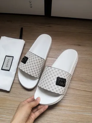 Gucci Ophidia Monogram Print Slippers 8