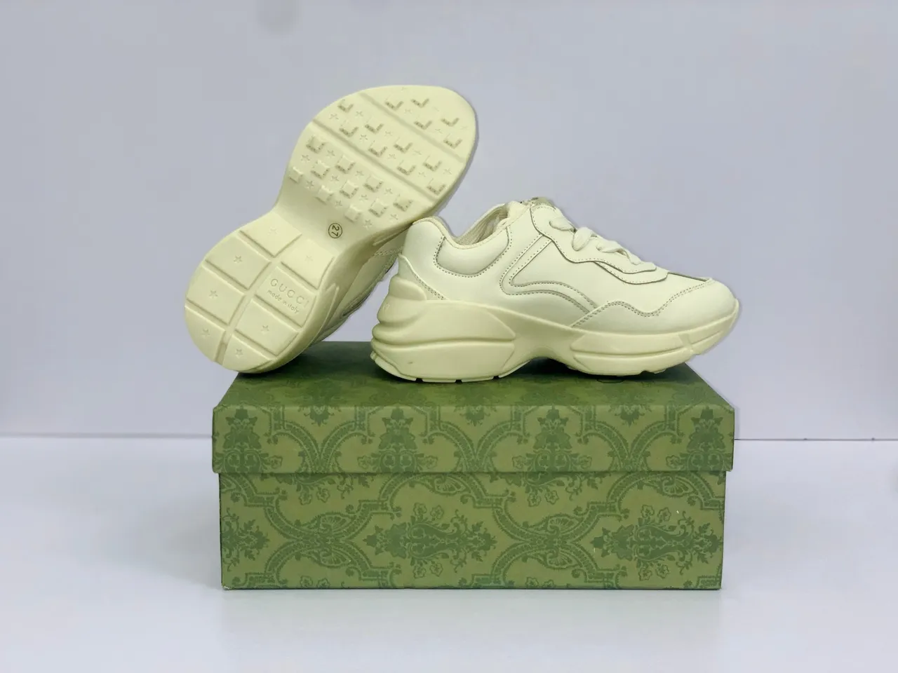 Gucci Rhyton Embroidered Mickey Mouse Chunky Sneakers 4