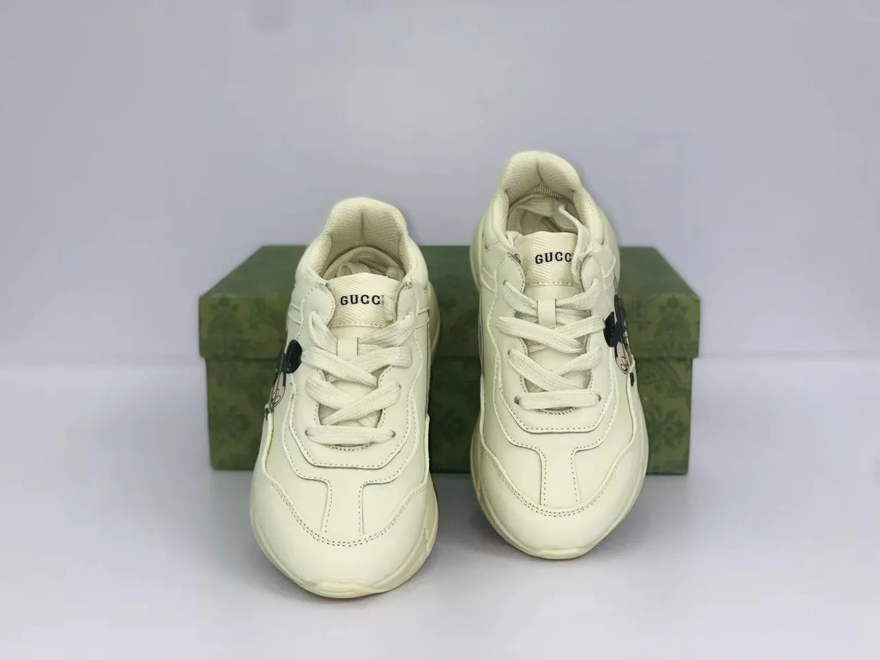 Gucci Rhyton Embroidered Mickey Mouse Chunky Sneakers 6