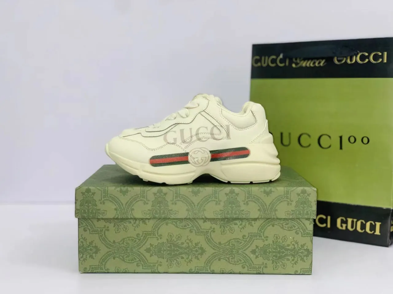 Gucci Rhyton Embroidered Mickey Mouse Chunky Sneakers 16