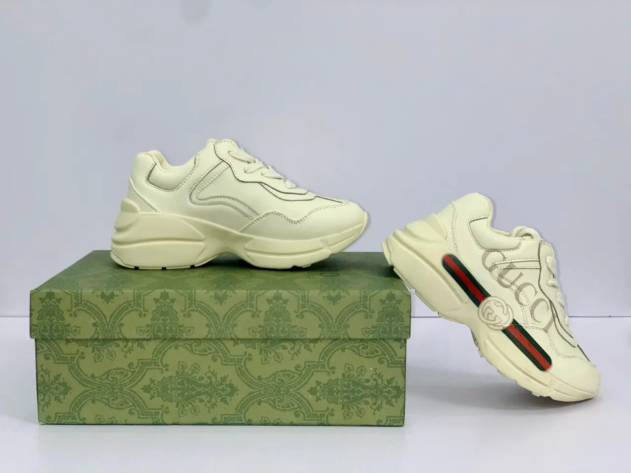 Gucci Rhyton Embroidered Mickey Mouse Chunky Sneakers 17