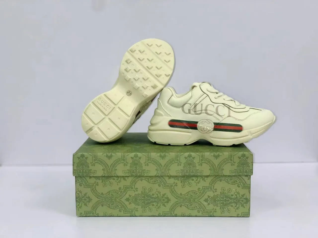 Gucci Rhyton Embroidered Mickey Mouse Chunky Sneakers 20