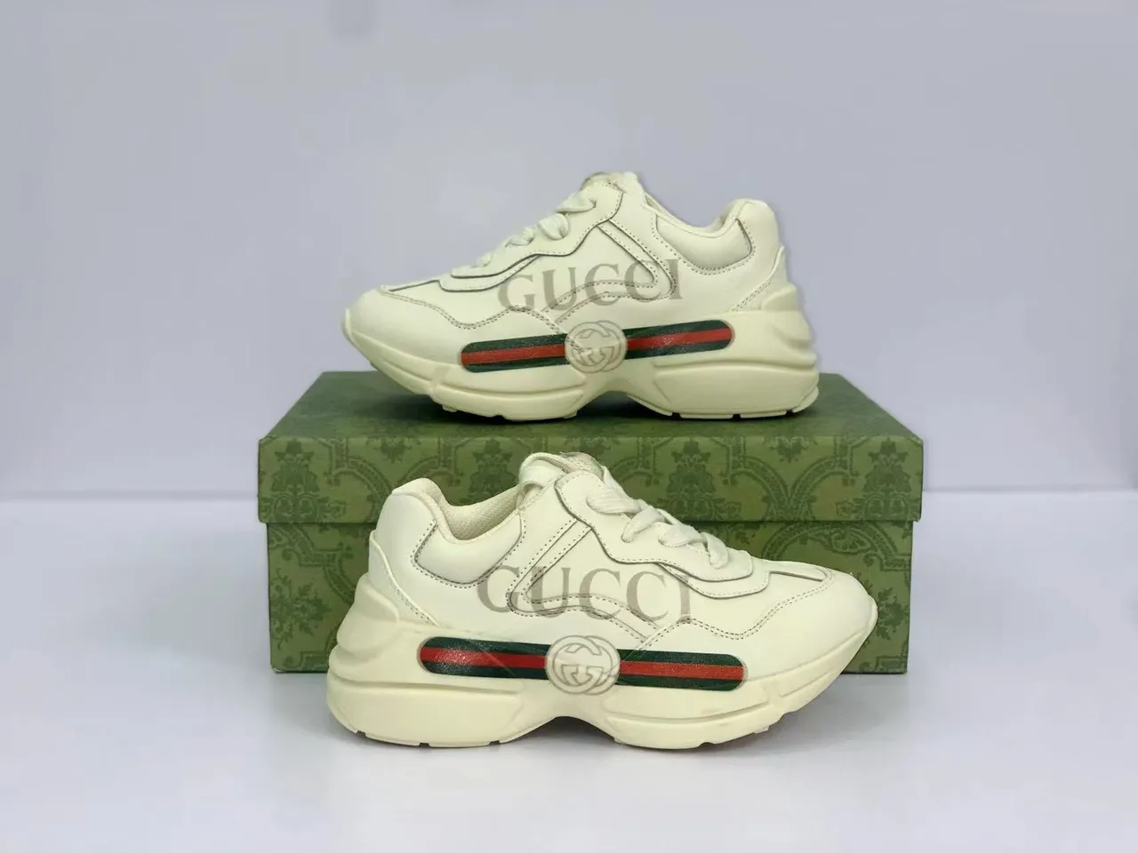 Gucci Rhyton Embroidered Mickey Mouse Chunky Sneakers 21