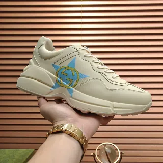 Gucci Rhyton Star GG Cream Lifestyle Sneakers