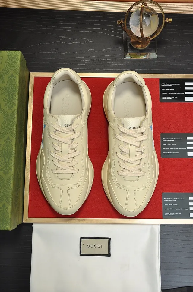 Gucci Rhyton Star GG Cream Lifestyle Sneakers 5