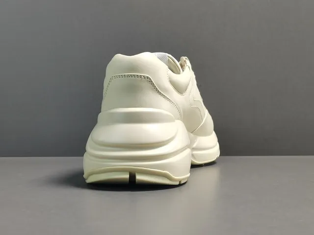 Gucci Rhyton Tiger White Leather Chunky Sneakers 13