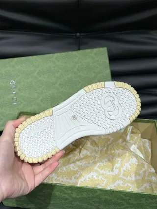 Gucci Screener GG Supreme White Beige Lifestyle Sneakers 7
