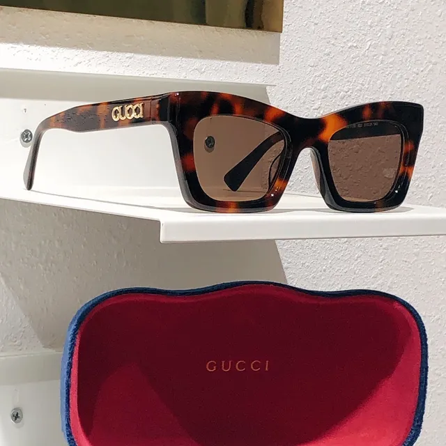 Gucci Screener Lime Green Rectangular Optical Glasses 4