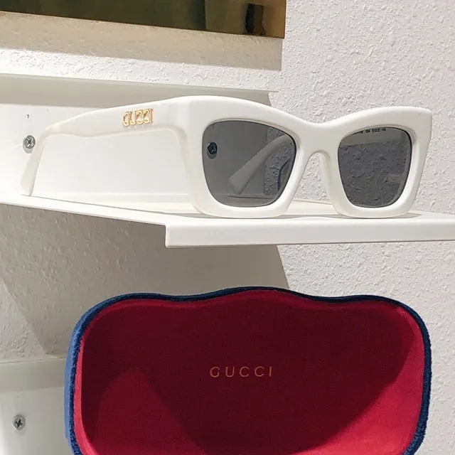 Gucci Screener Lime Green Rectangular Optical Glasses 5