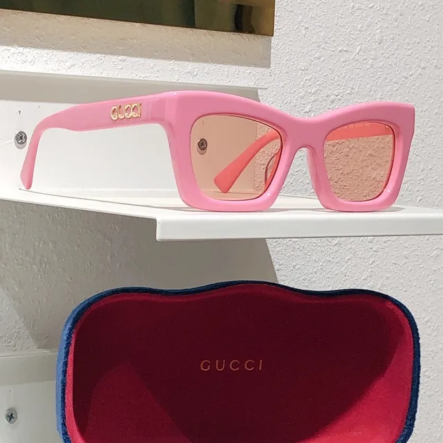 Gucci Screener Lime Green Rectangular Optical Glasses 8