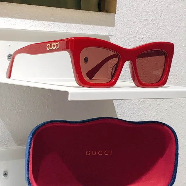 Gucci Screener Lime Green Rectangular Optical Glasses 9