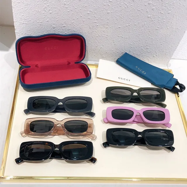 Gucci Screener Rectangular Web Stripe Sunglasses 3