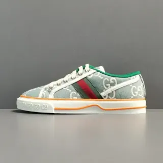 Gucci Tennis 1977 GG Monogram Canvas Web Stripe Lifestyle Sneakers
