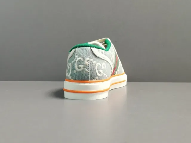 Gucci Tennis 1977 GG Monogram Canvas Web Stripe Tênis Lifestyle 16