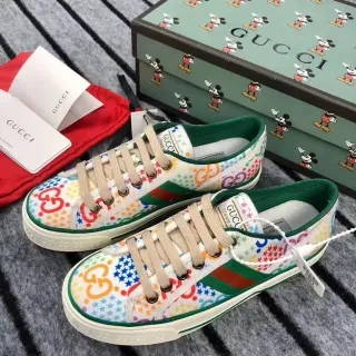 Gucci Tennis 1977 Multicolor Star Print Lifestyle Sneakers
