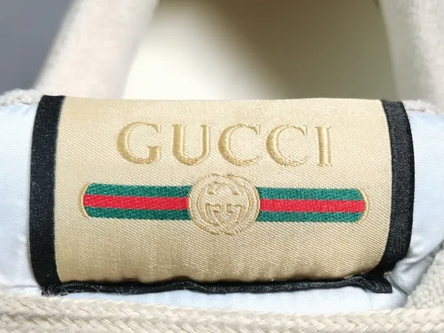 Gucci Tennis 1977 Off-White Black Blue Orange Web Lifestyle Sneakers 3