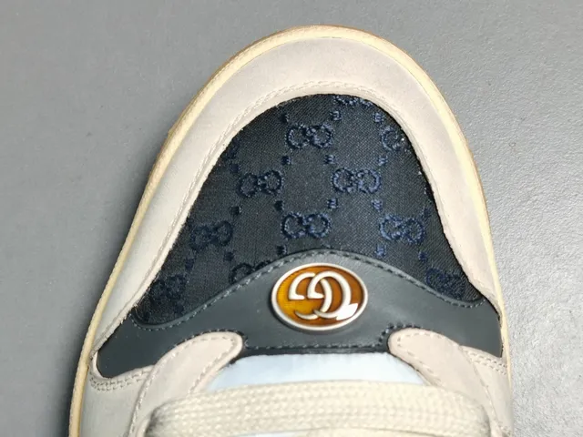 Gucci Tennis 1977 Off-White Black Blue Orange Web Lifestyle Sneakers 10