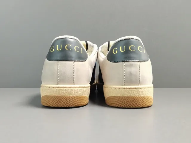 Gucci Tennis 1977 Off-White Black Blue Orange Web Lifestyle Sneakers 15
