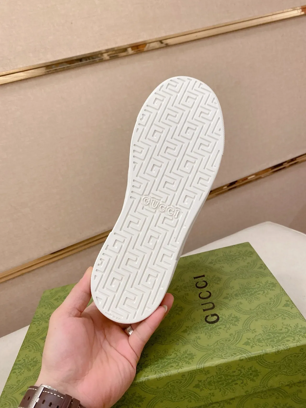 Gucci Tennis 1977 White Green Red Blue Lifestyle Sneakers 2