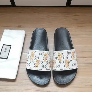 Gucci Tom & Jerry Print Slide Slippers