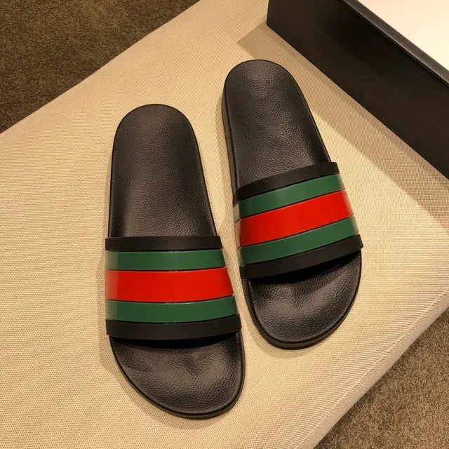 Gucci Web Stripe Slide Slippers 8