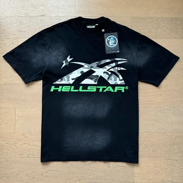 Hellstar Graphic Flame Print Black T-Shirt 3